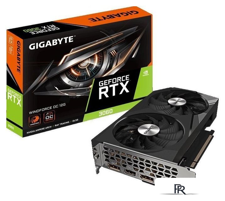 Видеокарта Gigabyte GeForce RTX 3060 Windforce OC 12G GV-N3060WF2OC-12GD (rev. 2.0) - Изображение №7 — Интернет-магазин ПроЗаказ