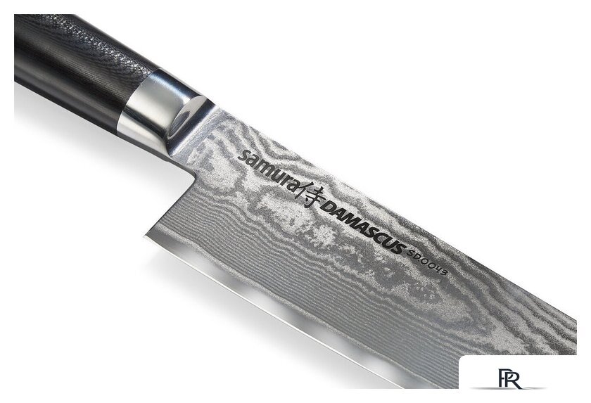 Кухонный нож Samura Damascus SD-0043 - Изображение №3 — Интернет-магазин ПроЗаказ