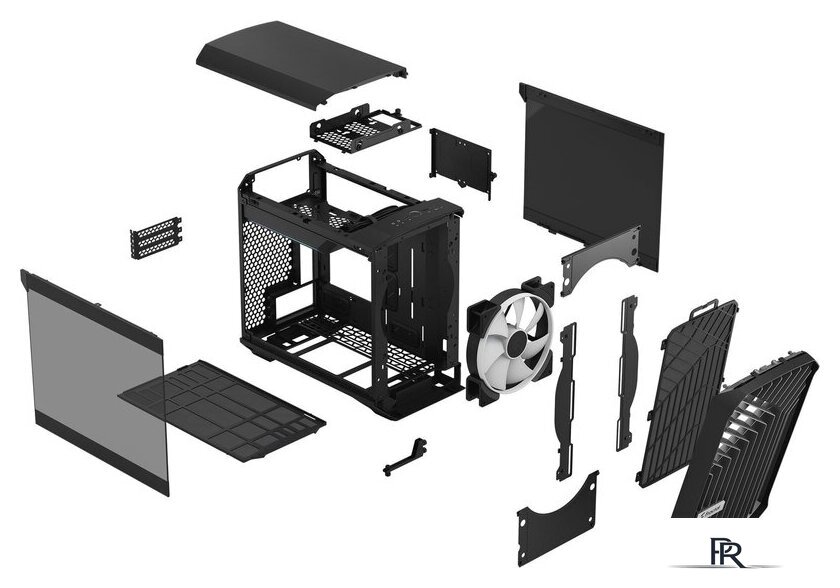 Корпус Fractal Design Torrent Nano Black RGB TG Light Tint FD-C-TOR1N-02 - Изображение №18 — Интернет-магазин ПроЗаказ