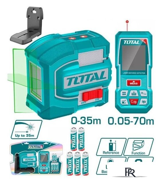  Total TOSLL0401 (лазерный уровень, лазерная рулетка) - Изображение №1 — Интернет-магазин ПроЗаказ