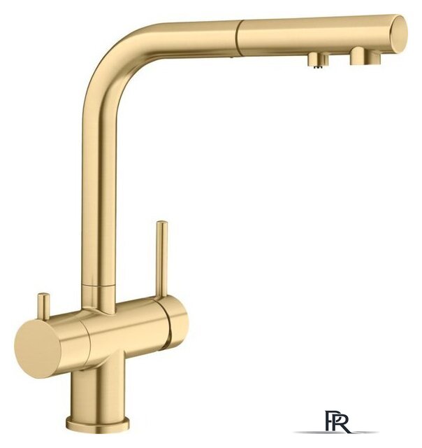 Смеситель Blanco Fontas-S II 526694 (satin gold) - Изображение №1 — Интернет-магазин ПроЗаказ