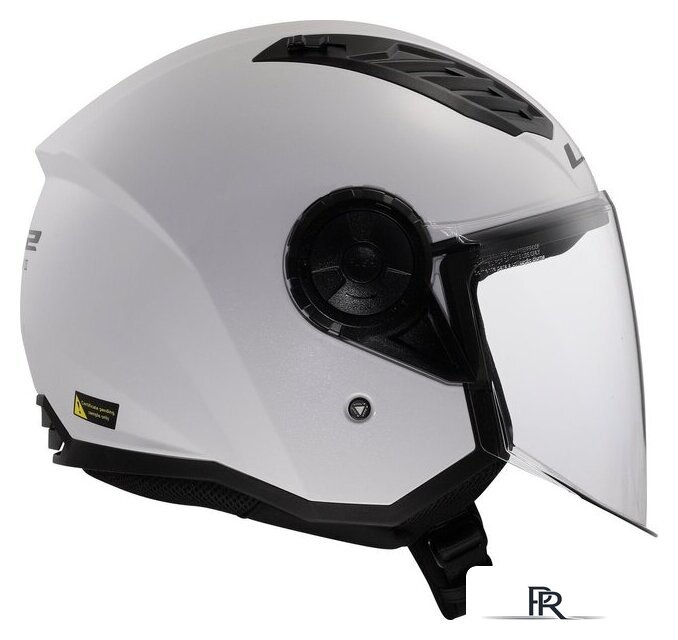 Мотошлем LS2 OF616 Airflow 2 Solid (M, белый глянцевый) - Изображение №8 — Интернет-магазин ПроЗаказ