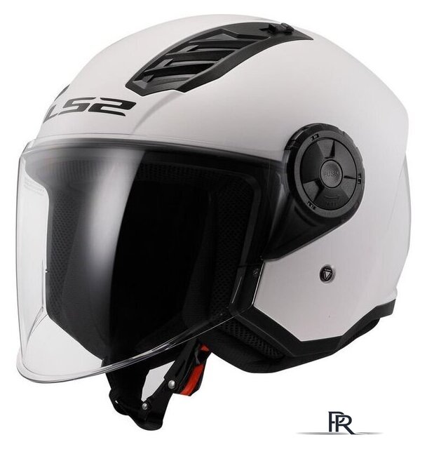 Мотошлем LS2 OF616 Airflow 2 Solid (M, белый глянцевый) - Изображение №5 — Интернет-магазин ПроЗаказ