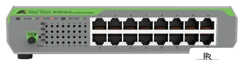 Неуправляемый коммутатор Allied Telesis AT-FS710/16 - Изображение №2 — Интернет-магазин ПроЗаказ