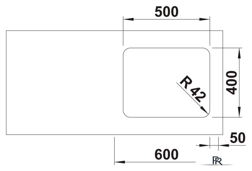 Кухонная мойка Blanco Solis 500-U 526122 (полированная) - Изображение №4 — Интернет-магазин ПроЗаказ