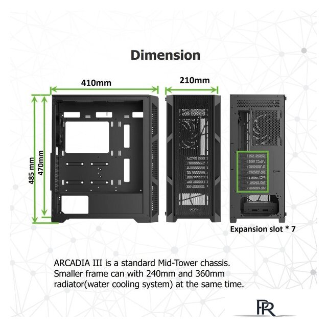 Корпус Raijintek Arcadia III ST V2 - Изображение №12 — Интернет-магазин ПроЗаказ