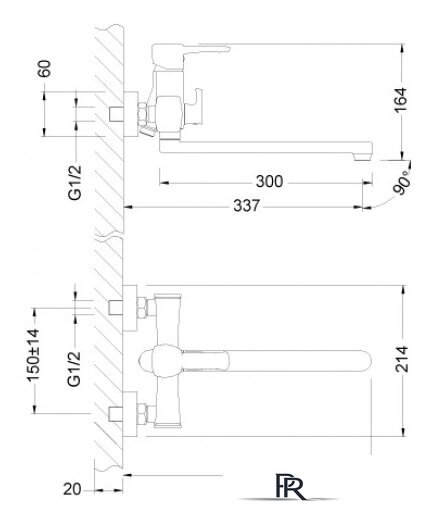 Смеситель Lemark Evitta LM0551C - Изображение №2 — Интернет-магазин ПроЗаказ