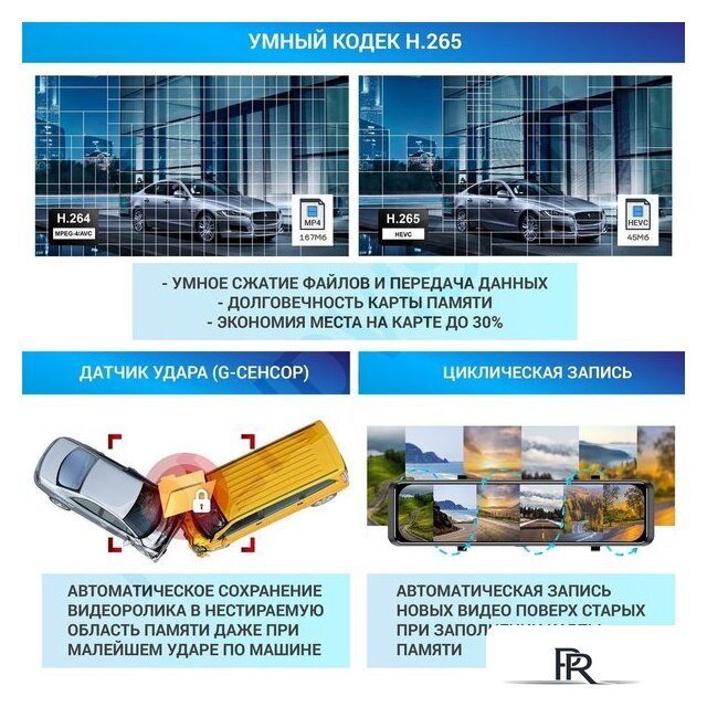 Видеорегистратор-GPS информатор (2в1) TrendVision MR-4K - Изображение №11 — Интернет-магазин ПроЗаказ