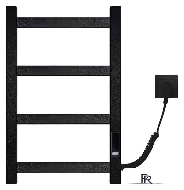 Полотенцесушитель Gloss & Reiter Pro-line E2.L.30x50.P4 (П) (timer, муар черный) - Изображение №1 — Интернет-магазин ПроЗаказ