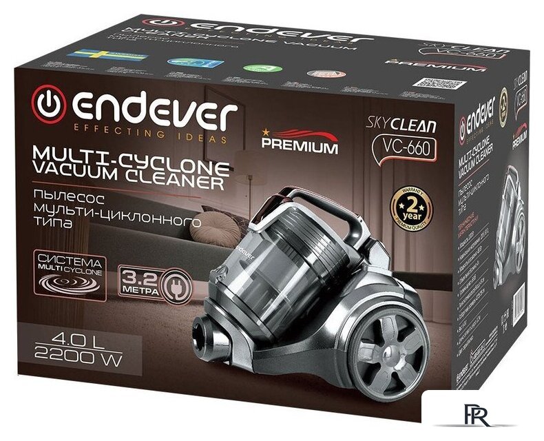 Пылесос Endever SkyClean VC-660 (серый/мокко) - Изображение №10 — Интернет-магазин ПроЗаказ