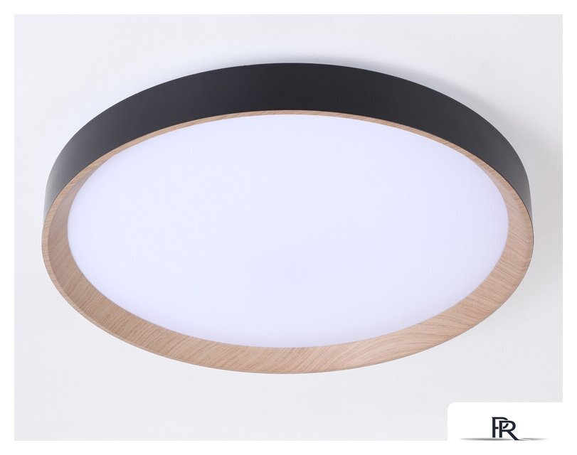 Припотолочная люстра Ambrella light Orbital FZ1326 BK/LWD (черный/светлое дерево) - Изображение №5 — Интернет-магазин ПроЗаказ