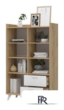 Шкаф распашной Стендмебель Ирис ШК-06 малый (белый/дуб крафт золото) - Изображение №2 — Интернет-магазин ПроЗаказ