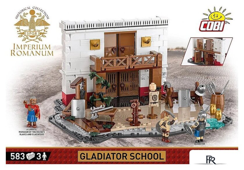 Конструктор Cobi Historical Collection Imperium Romanum Gladiator School - Изображение №4 — Интернет-магазин ПроЗаказ