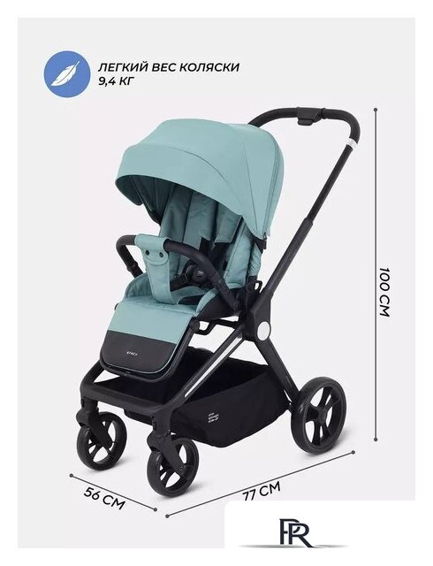 Коляска прогулочная «книга» MOWbaby Finch MB105 (бежевый) - Изображение №6 — Интернет-магазин ПроЗаказ