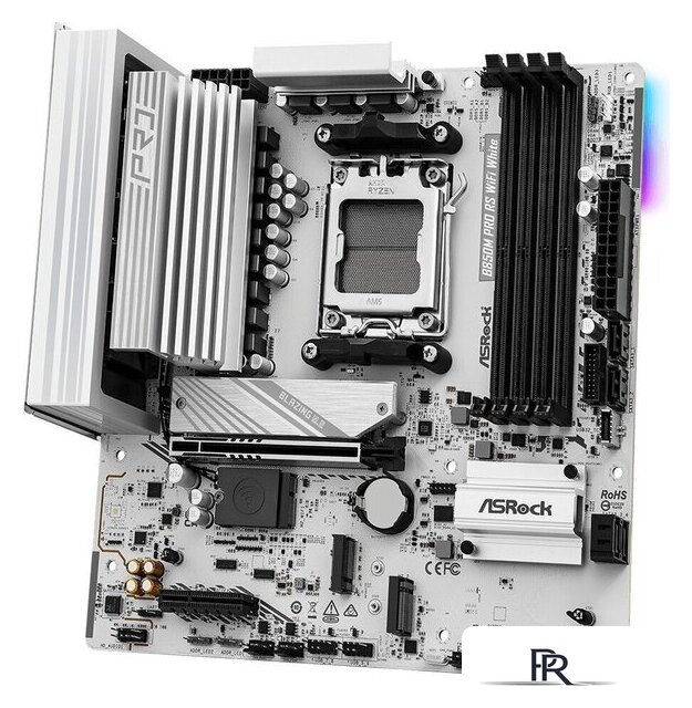 Материнская плата ASRock B850M Pro RS WiFi White - Изображение №4 — Интернет-магазин ПроЗаказ