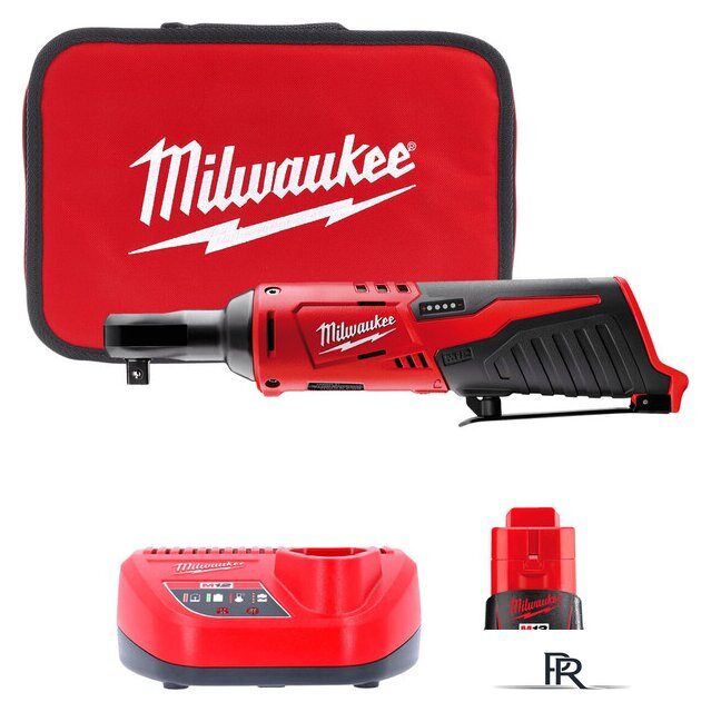 Трещотка Milwaukee M12 M12IR-201B 4933441720 (с 1-им АКБ, сумка) - Изображение №1 — Интернет-магазин ПроЗаказ