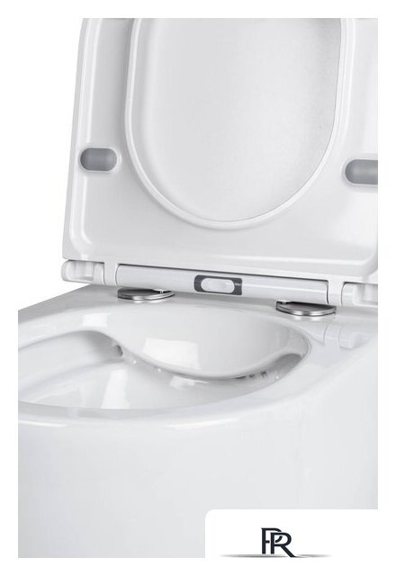 Унитаз подвесной Roxen Antares One Rimless 6 в 1 StounFix Dual Fresh 543169 (кнопка: черный матовый) - Изображение №8 — Интернет-магазин ПроЗаказ