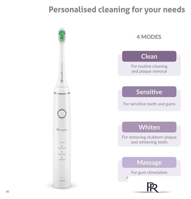 Комплект электрических зубных щеток TrueLife SonicBrush Compact Duo - Изображение №2 — Интернет-магазин ПроЗаказ
