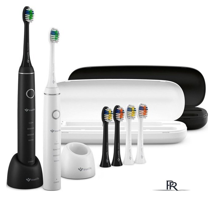 Комплект электрических зубных щеток TrueLife SonicBrush Compact Duo - Изображение №1 — Интернет-магазин ПроЗаказ