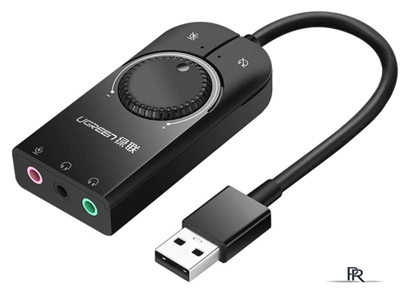 USB аудиоадаптер Ugreen CM129 40964 - Изображение №1 — Интернет-магазин ПроЗаказ