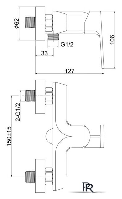 Смеситель Cersanit Wisla 63057 - Изображение №2 — Интернет-магазин ПроЗаказ