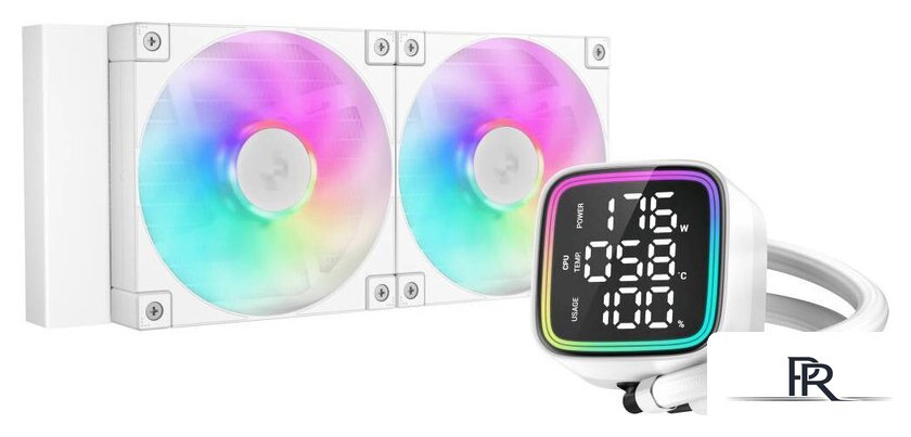 Система жидкостного охлаждения для процессора DeepCool LD240 R-LD240-WHDMMN-G-1 - Изображение №1 — Интернет-магазин ПроЗаказ