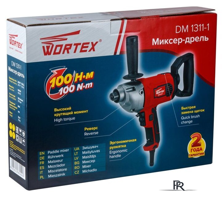 Дрель-миксер Wortex DM 1311-1 0330044 - Изображение №6 — Интернет-магазин ПроЗаказ