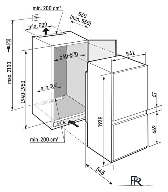 Холодильник Liebherr ICNSd 5603 Pure NoFrost - Изображение №18 — Интернет-магазин ПроЗаказ