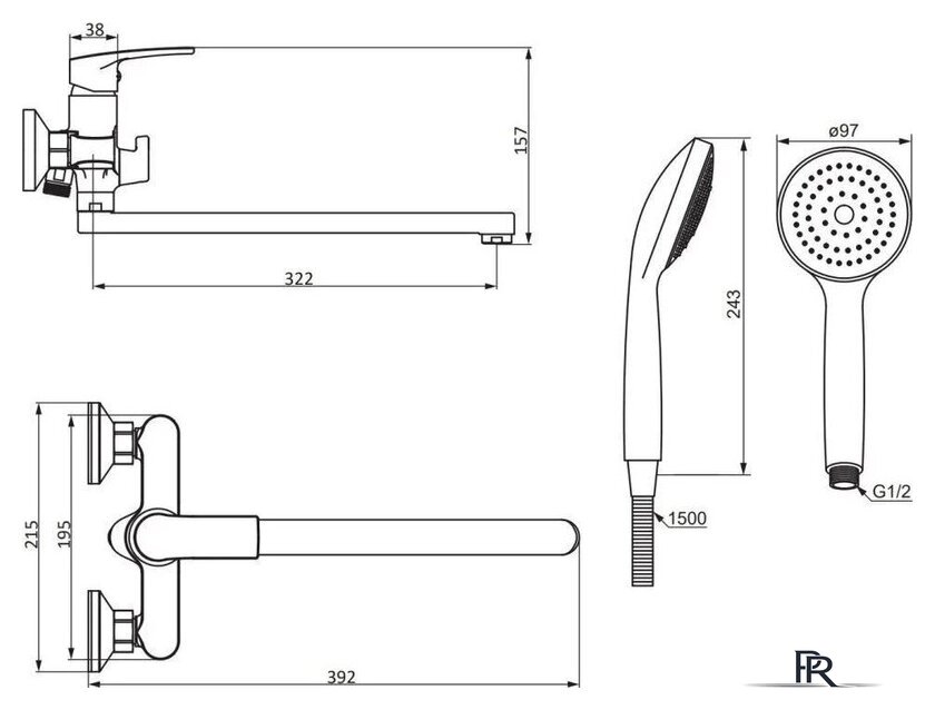 Смеситель Damixa Eclipse 2.0 489500000 - Изображение №4 — Интернет-магазин ПроЗаказ