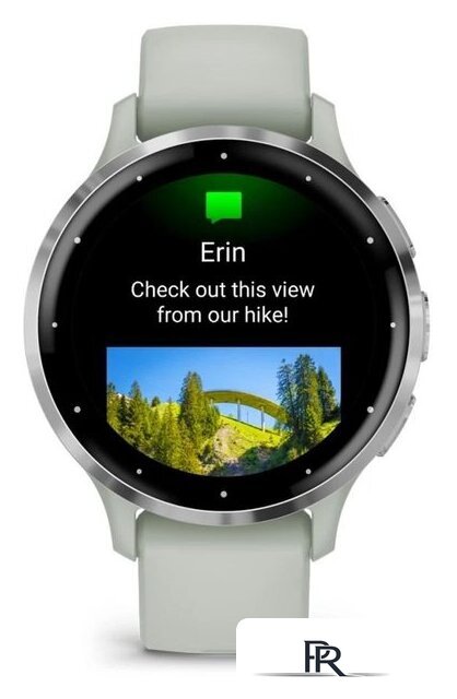 Умные часы Garmin Venu 3S (шалфей, с силиконовым ремешком) - Изображение №8 — Интернет-магазин ПроЗаказ