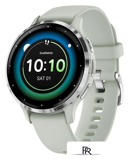 Умные часы Garmin Venu 3S (шалфей, с силиконовым ремешком) - Изображение №1 — Интернет-магазин ПроЗаказ