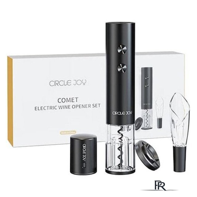 Набор для вина Circle Joy Comet Electric Wine Opener Set CJ-TZ20 - Изображение №2 — Интернет-магазин ПроЗаказ