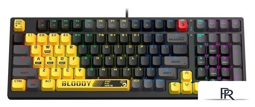 Клавиатура A4Tech Bloody S98 Sports Lime (Bloody BLMS Red) - Изображение №6 — Интернет-магазин ПроЗаказ