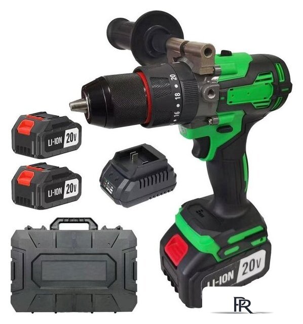 Ударная дрель-шуруповерт Zitrek Greenpower Li-ion Impact 084-1072 (с 2-мя АКБ, кейс) - Изображение №1 — Интернет-магазин ПроЗаказ