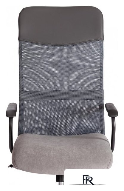 Офисное кресло TetChair Practic флок/кожзам (серый) - Изображение №6 — Интернет-магазин ПроЗаказ