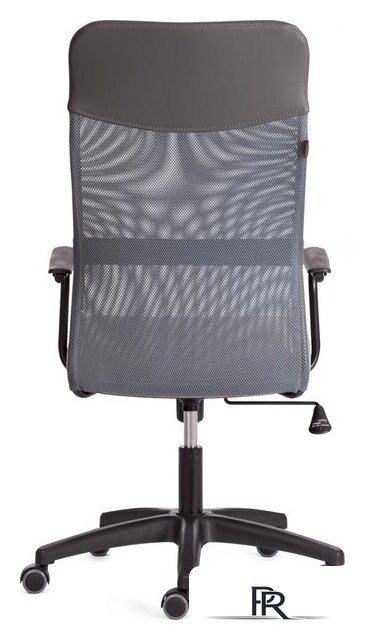 Офисное кресло TetChair Practic флок/кожзам (серый) - Изображение №5 — Интернет-магазин ПроЗаказ