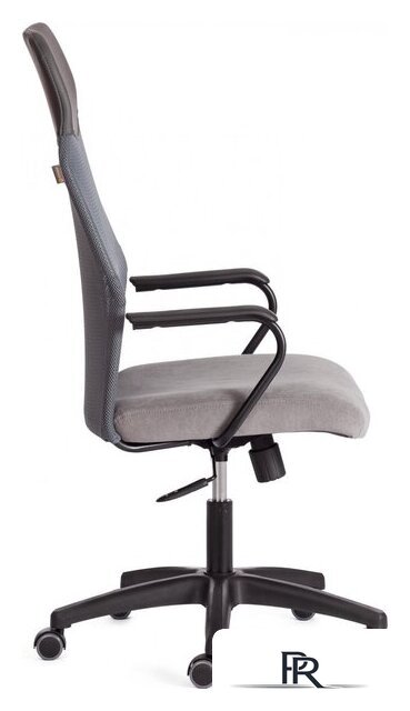 Офисное кресло TetChair Practic флок/кожзам (серый) - Изображение №3 — Интернет-магазин ПроЗаказ