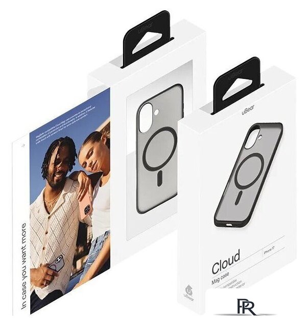 Чехол для телефона uBear Cloud Mag Case для iPhone 17 (черный) - Изображение №8 — Интернет-магазин ПроЗаказ