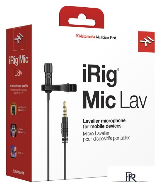 Проводной микрофон IK Multimedia iRig Mic Lav - Изображение №5 — Интернет-магазин ПроЗаказ