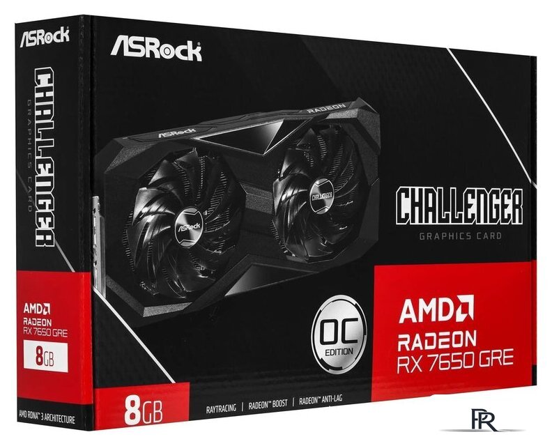 Видеокарта ASRock Radeon RX 7650 GRE Challenger SE 8GB OC RX7650GRE CL SE 8GO - Изображение №9 — Интернет-магазин ПроЗаказ