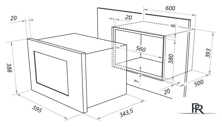 Микроволновая печь MAUNFELD MBMO.20.1PGB - Изображение №2 — Интернет-магазин ПроЗаказ