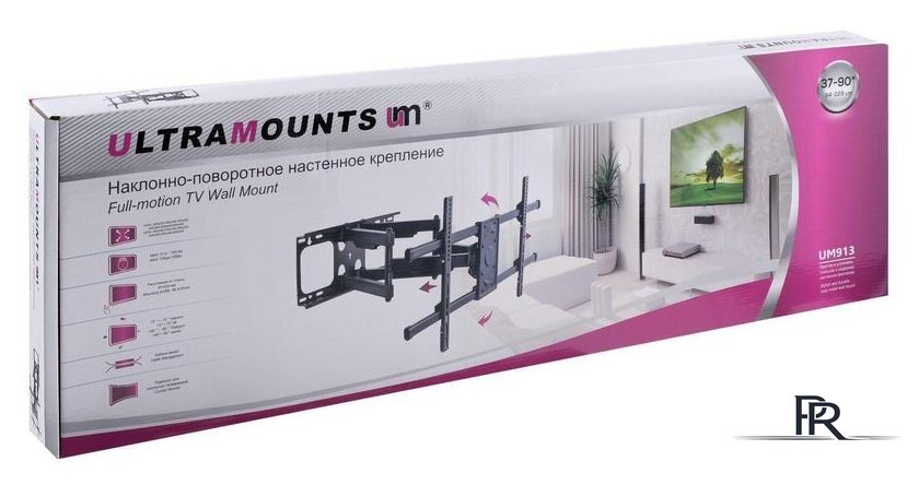 Кронштейн для телевизора Ultramounts UM913 (черный) - Изображение №10 — Интернет-магазин ПроЗаказ