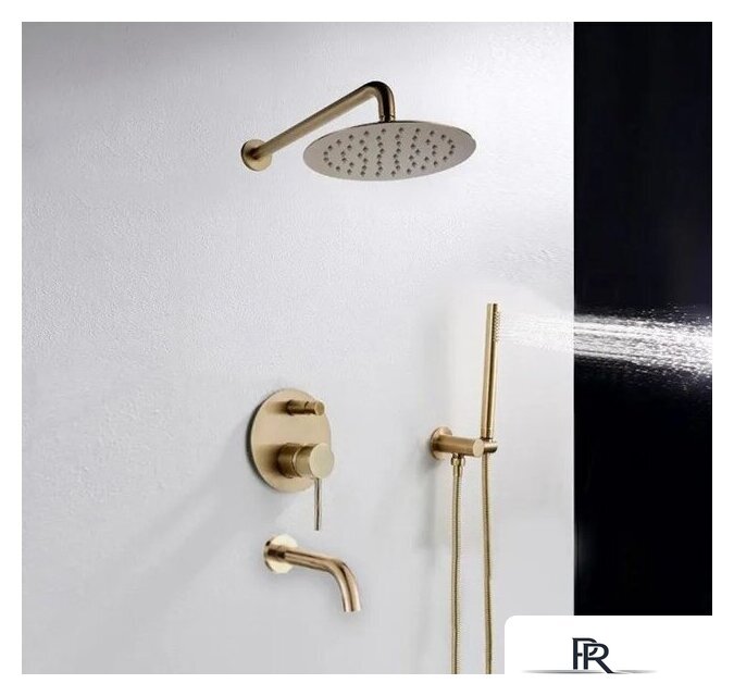 Душевая система  Rea Lungo REA-P4125 (золотой) - Изображение №2 — Интернет-магазин ПроЗаказ