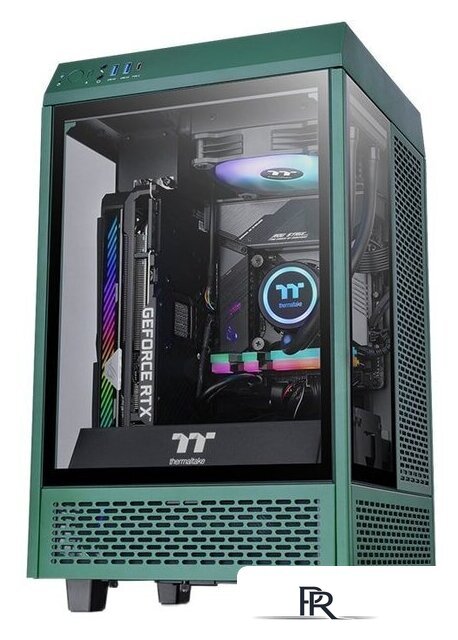 Корпус Thermaltake The Tower 100 Mini Racing Green CA-1R3-00SCWN-00 - Изображение №1 — Интернет-магазин ПроЗаказ