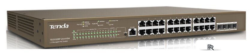 Управляемый коммутатор 3-го уровня Tenda TEG5328P-24-410W - Изображение №1 — Интернет-магазин ПроЗаказ