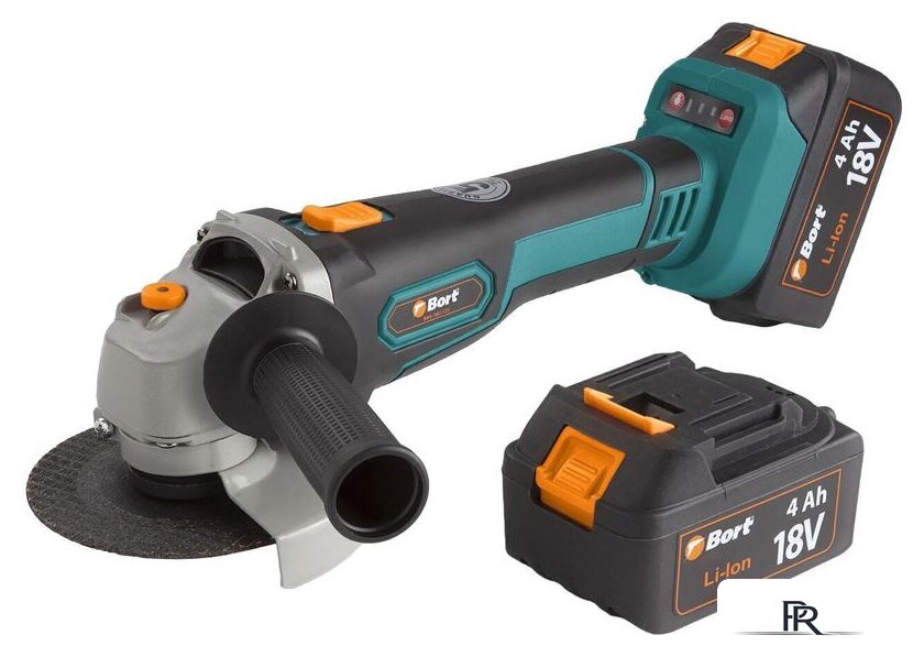 Угловая шлифмашина Bort BWS-18Li-125 (с 2-мя АКБ) - Изображение №2 — Интернет-магазин ПроЗаказ