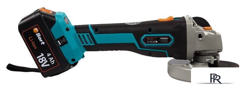Угловая шлифмашина Bort BWS-18Li-125 (с 2-мя АКБ) - Изображение №9 — Интернет-магазин ПроЗаказ