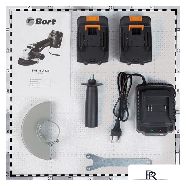 Угловая шлифмашина Bort BWS-18Li-125 (с 2-мя АКБ) - Изображение №4 — Интернет-магазин ПроЗаказ