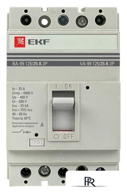 Выключатель автоматический EKF PROxima ВА-99 800/630А 3P 35кА mccb99-800-630 - Изображение №4 — Интернет-магазин ПроЗаказ