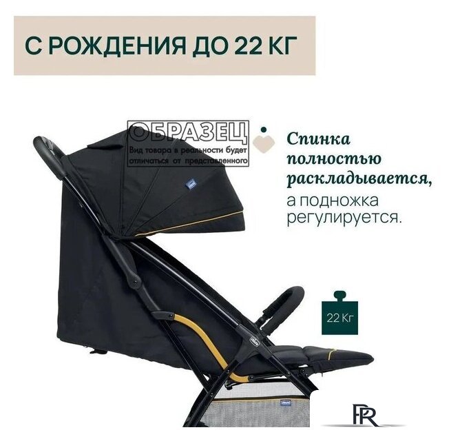 Коляска прогулочная «книга» Chicco Glee (Joyful Teal) - Изображение №2 — Интернет-магазин ПроЗаказ